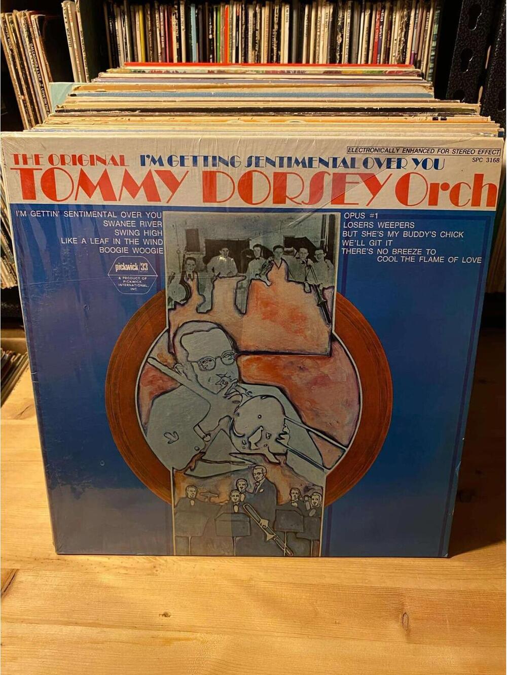 Tommy Dorsey Orchestra – I'm Getting Sentimental Over You Vintage 33RPM VG+ AB42